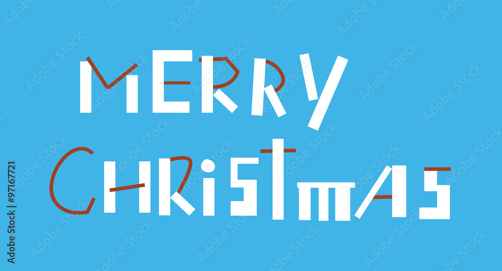 Marry Christmas Inscription