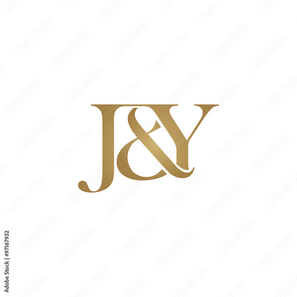 J&Y Initial logo. Ampersand monogram logo J&Y Initial logo. Ampersand monogram logo