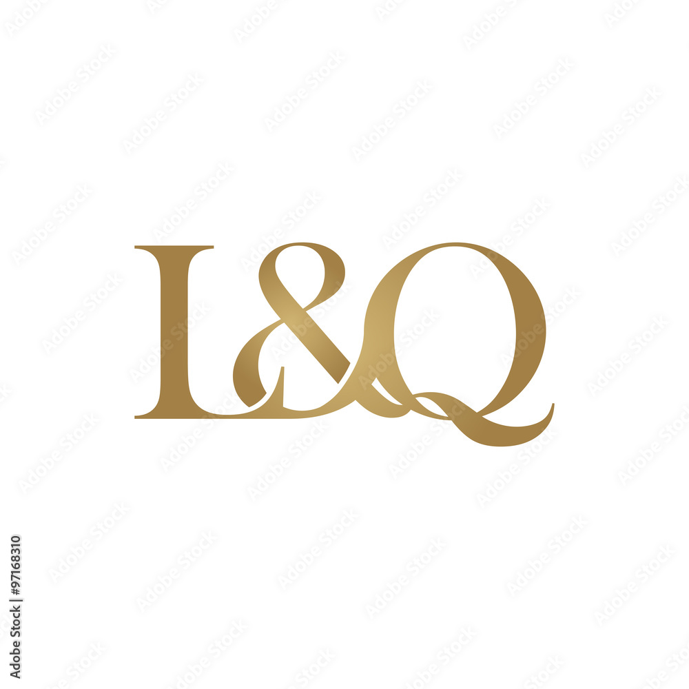 L&Q Initial logo. Ampersand monogram logo L&Q Initial logo. Ampersand monogram logo