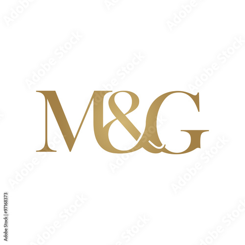M&G Initial logo. Ampersand monogram logo