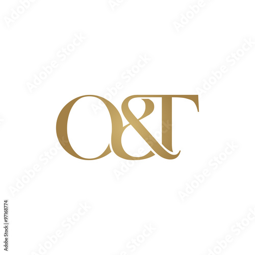 O&T Initial logo. Ampersand monogram logo