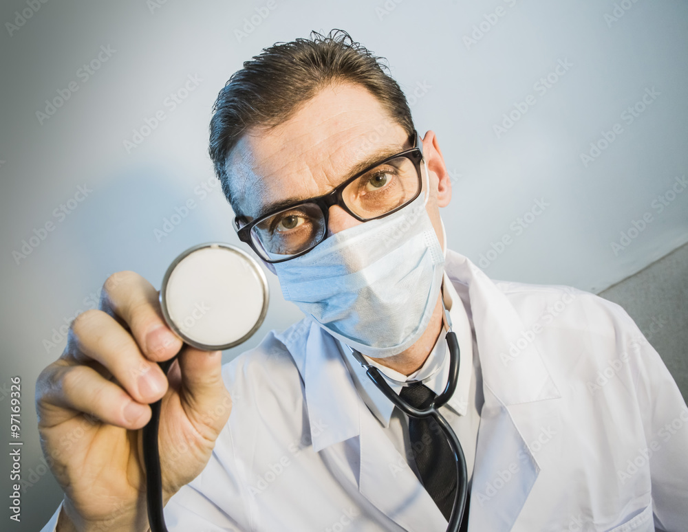 doctor with stethoscope doctor with stethoscope