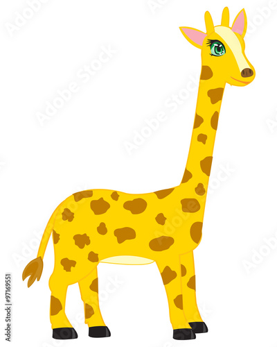 Cartoon animal giraffe