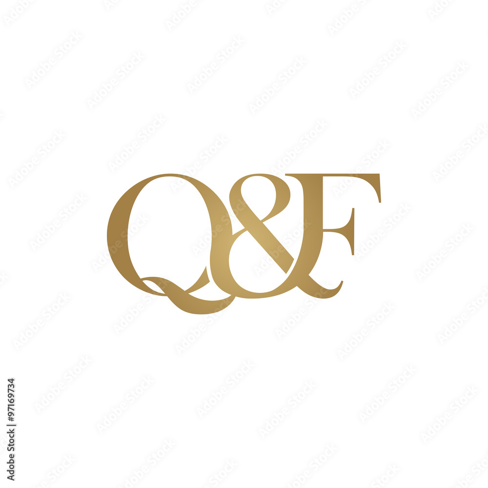 Q&F Initial logo. Ampersand monogram logo Q&F Initial logo. Ampersand monogram logo