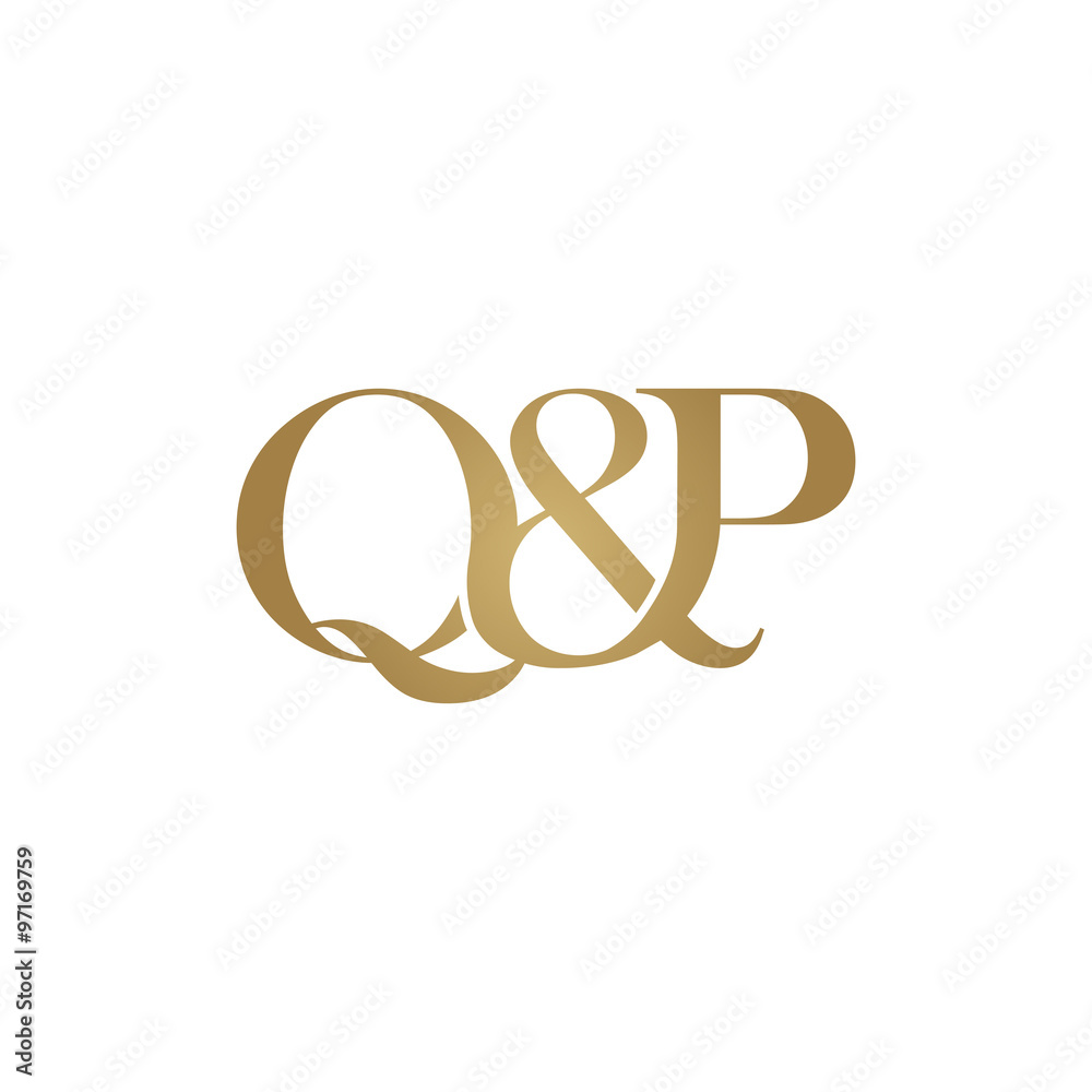 Q&P Initial logo. Ampersand monogram logo Q&P Initial logo. Ampersand monogram logo