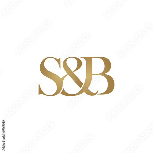 S&B Initial logo. Ampersand monogram logo