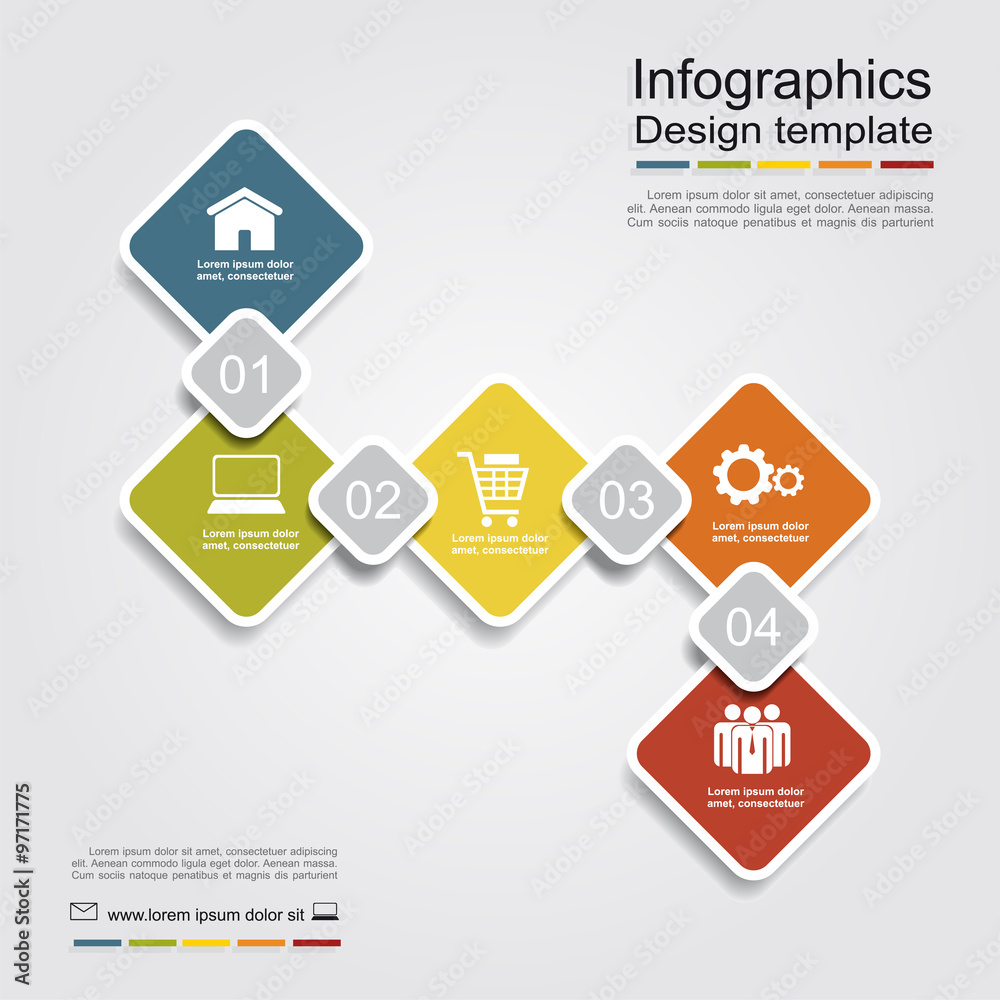 Infographic report template. Vector illustration Infographic report template. Vector illustration