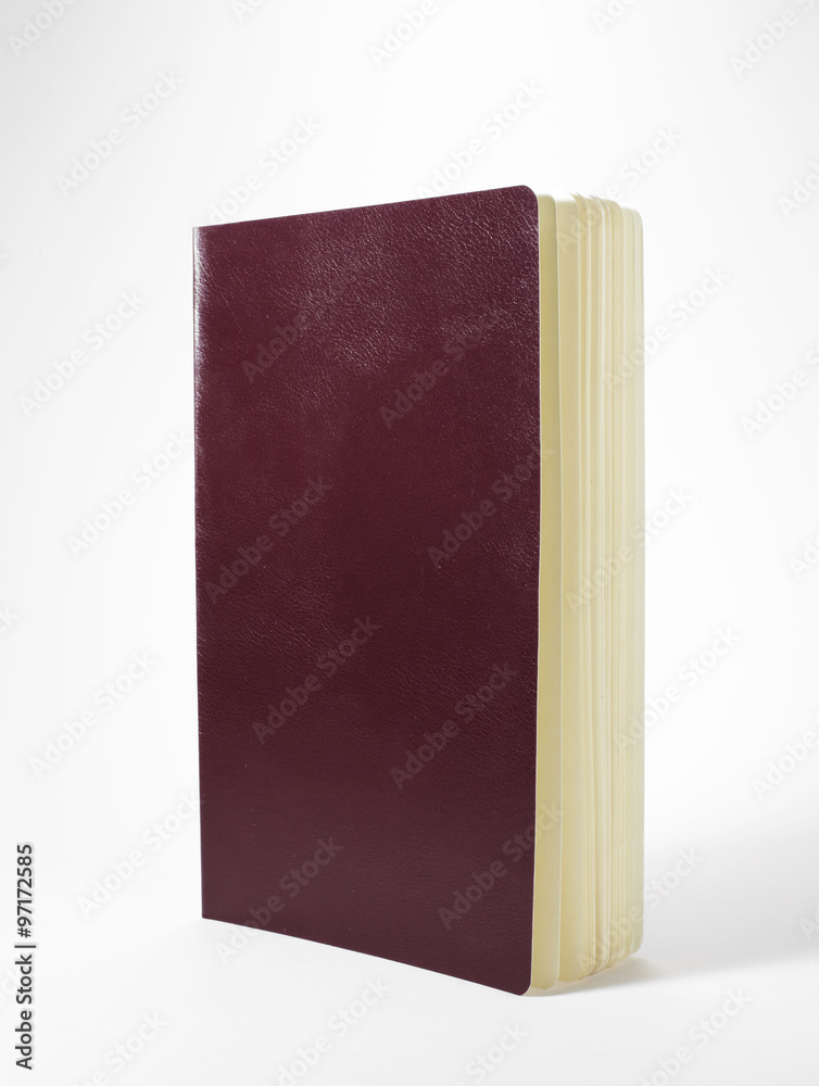 Notebook on white background Notebook on white background