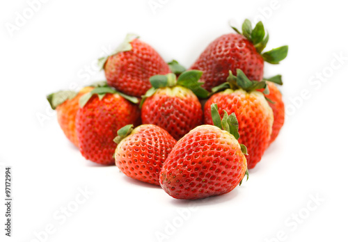 Fototapeta Naklejka Na Ścianę i Meble -  strawberry isolated on white background