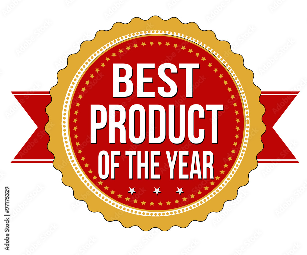 Best product of the year label or stamp Best product of the year label or stamp
