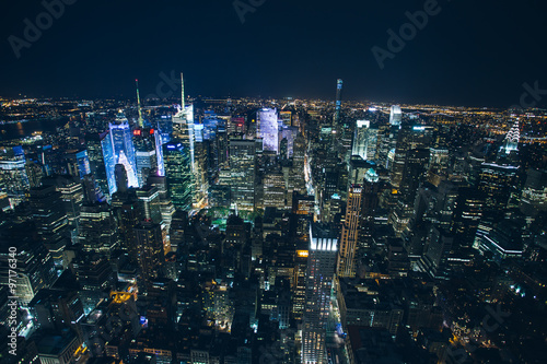 manhattan new york city  night