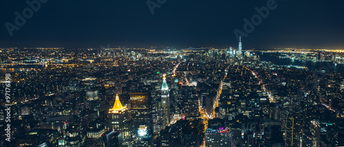 manhattan new york city night #97176398