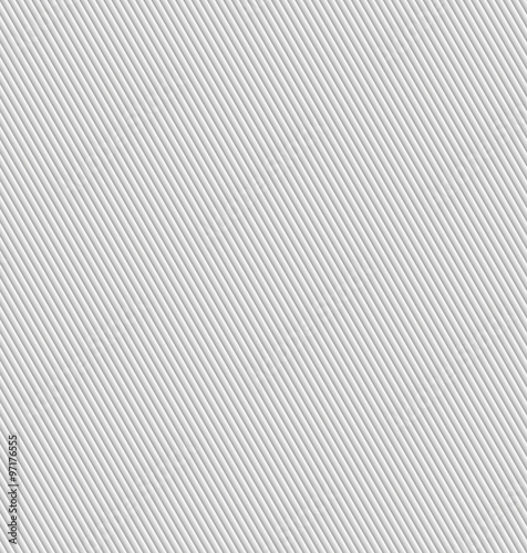 Seamless abstract  white background - corrugated strips. Color gray - middle tone. 3D effect. Vector illustration.