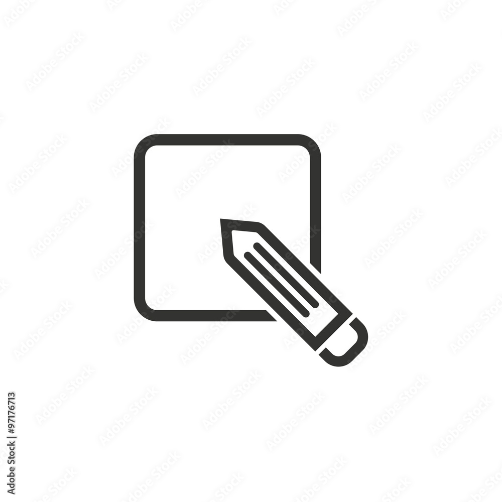 Registration icon. Registration icon.
