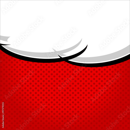 Speech Bubble Pop-Art Style