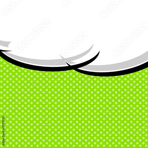 Speech Bubble Pop-Art Style