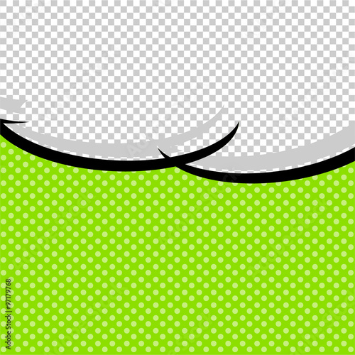 Speech Bubble Pop-Art Style