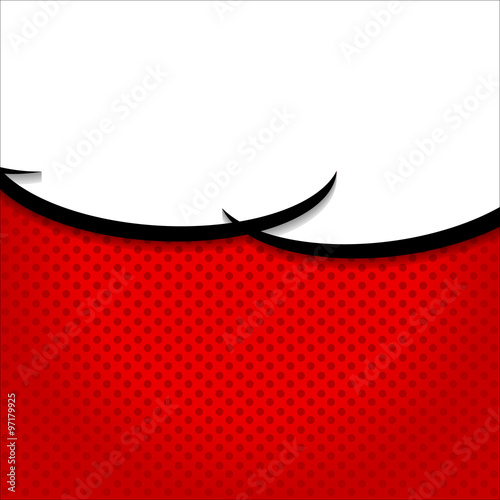 Speech Bubble Pop-Art Style