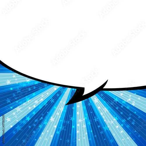 Speech Bubble Pop-Art Style