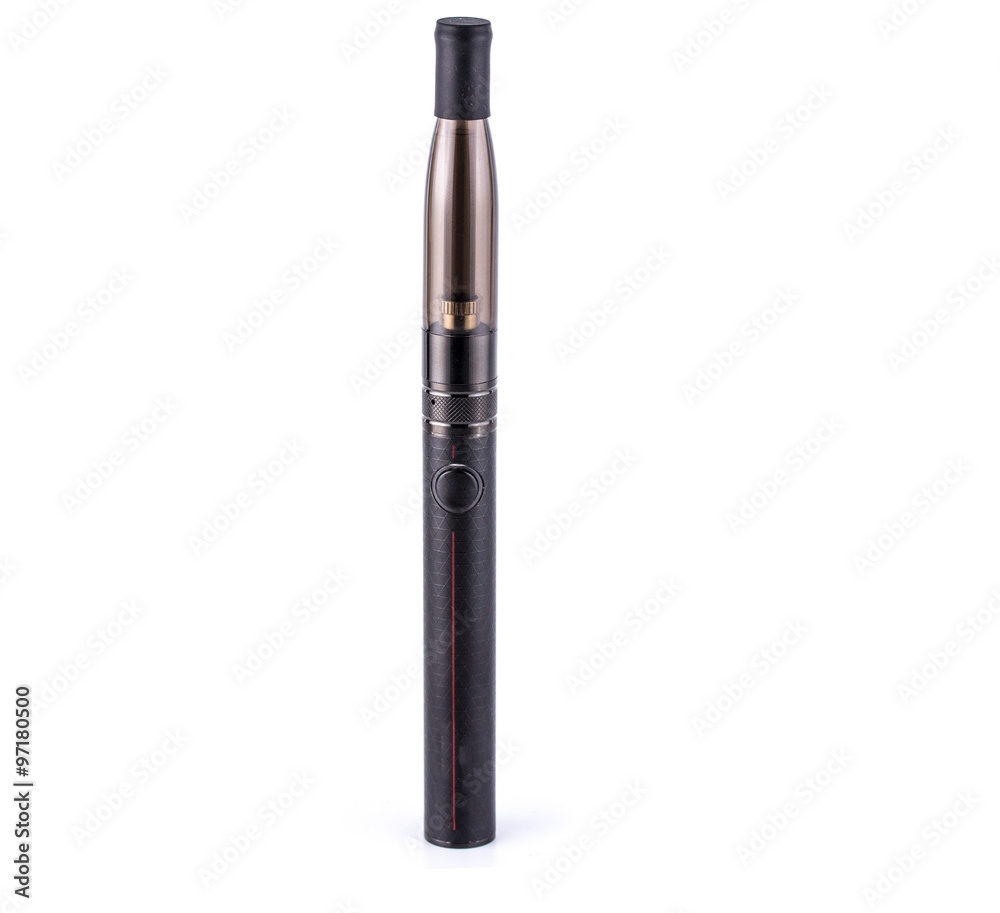Big electronic cigarette isolated on white background. Big electronic cigarette isolated on white background.
