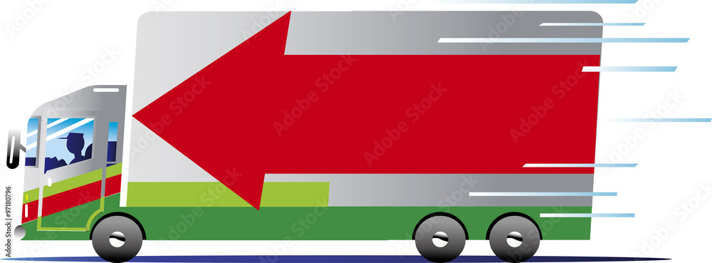 Naklejka premium トラック