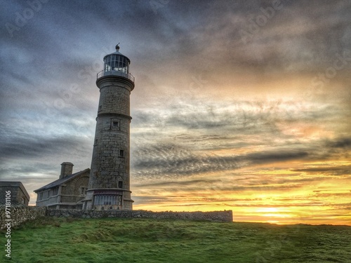 Photo lundy Old Light at dawn