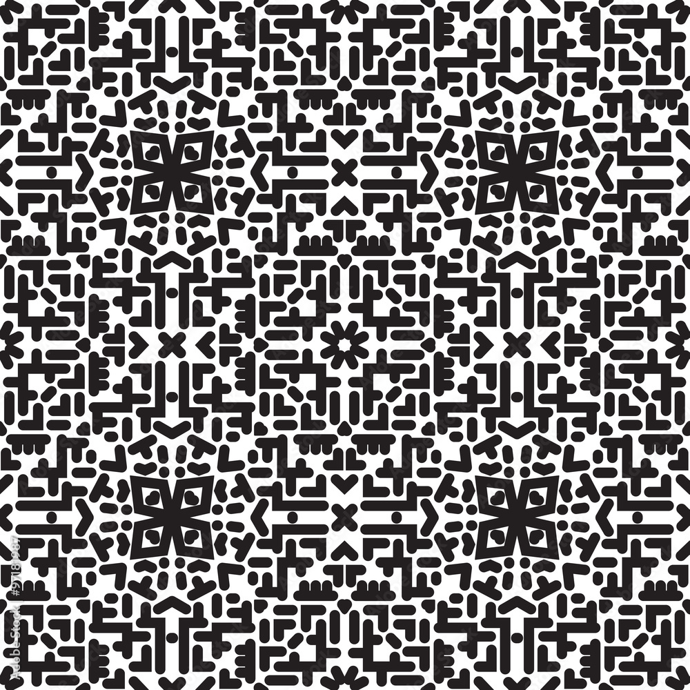 Abstract lines seamless pattern. Modern stylish geometric backgr