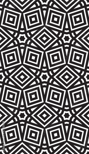 Abstract geometric seamless pattern