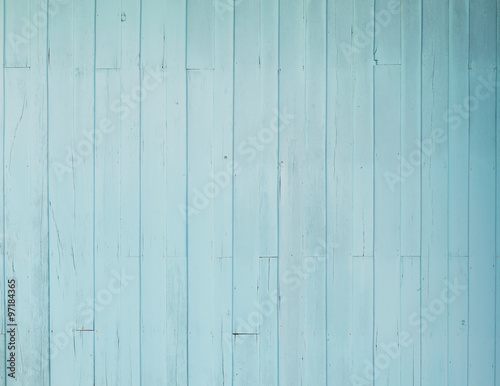 Fototapeta Stara niebieska ściana z drewna