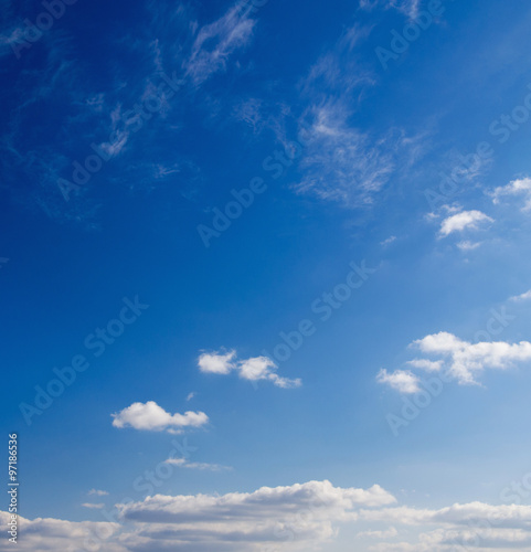 Blue sky.