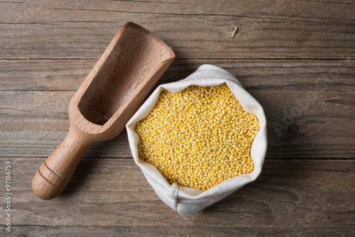 Millet with bailer