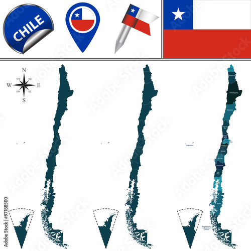Map of Chile