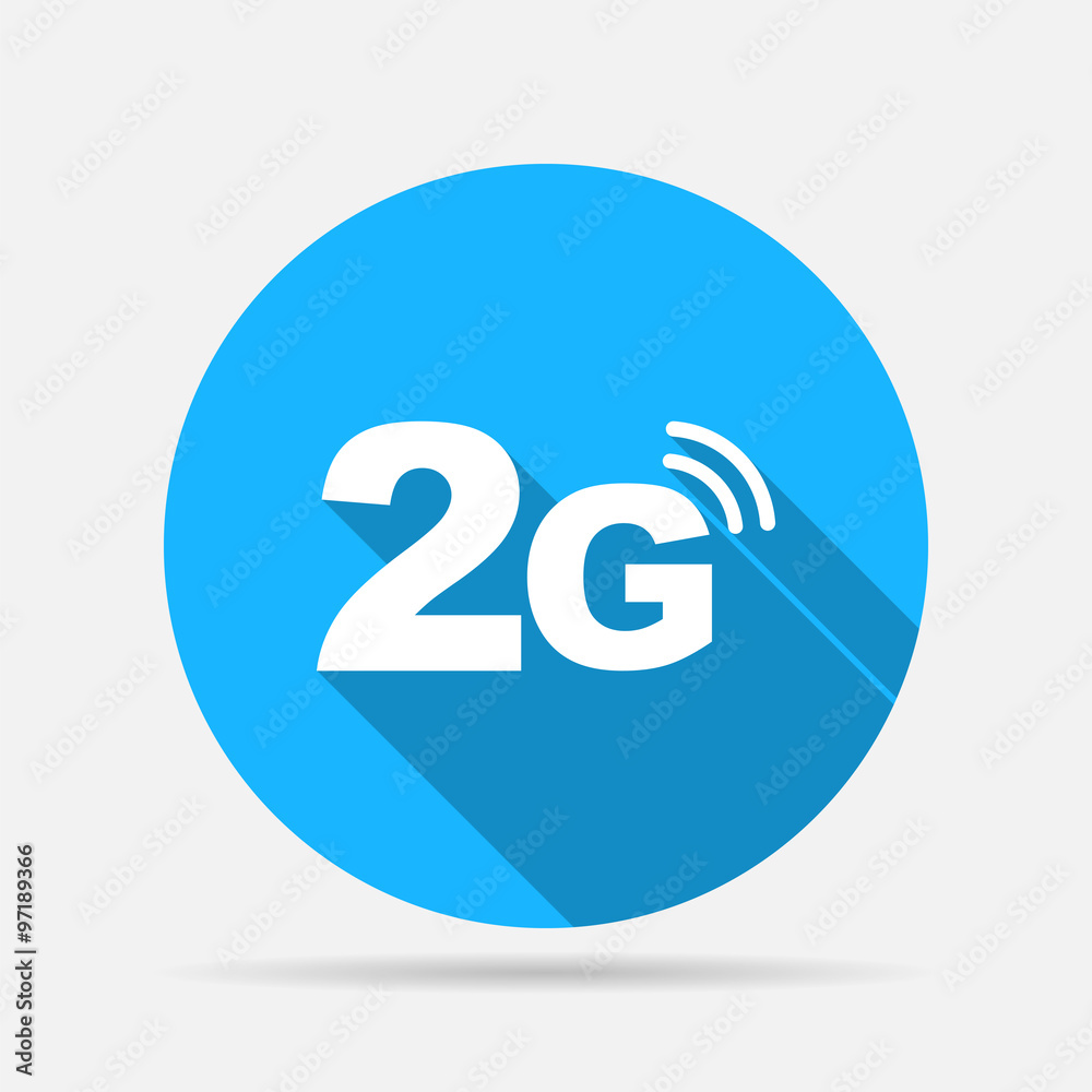 icon 2G Stock Vector | Adobe Stock