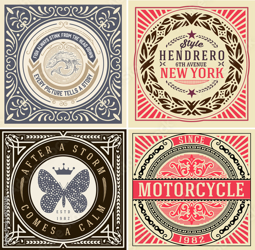 Retro designs set