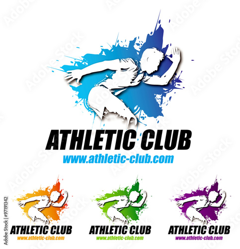 logo athlétisme course photo
