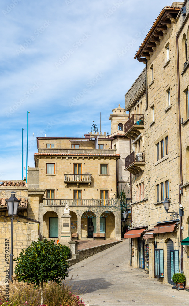Buildings in the city of San Marino