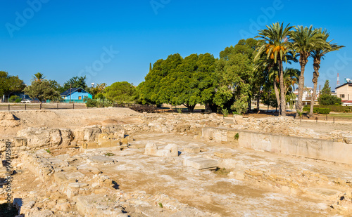 Ancient Κition, an archaeological site in Larnaca - Cyprus