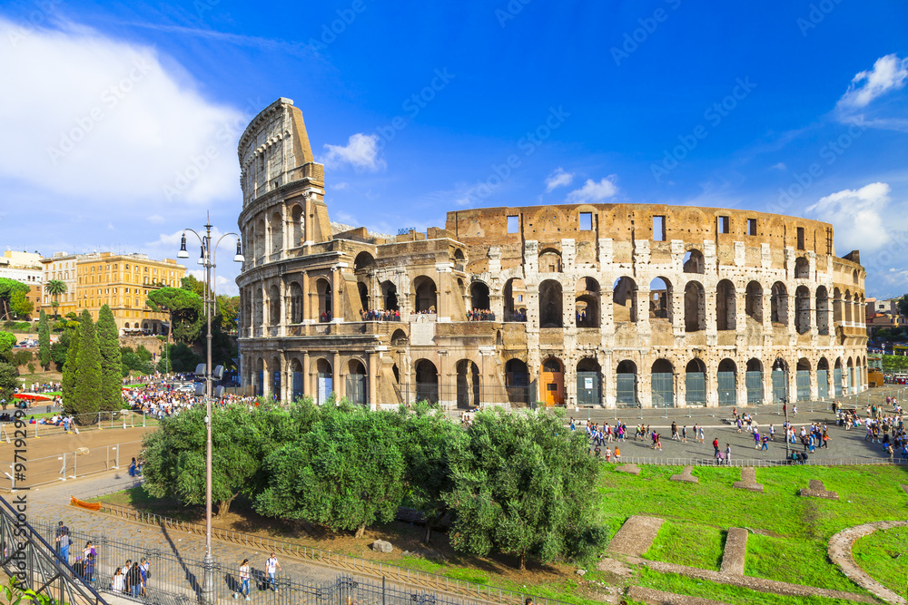 most famous arena in the world- great ancient Colosseum, Rome