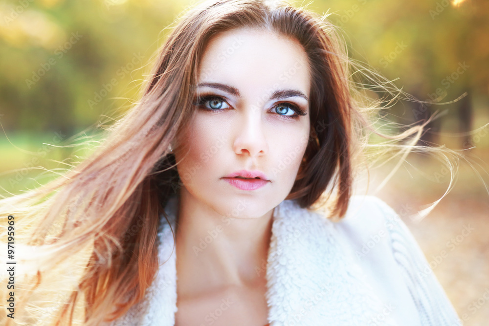 Naklejka premium outdoors fashion portrait