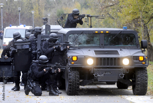 Photos Special police team in action