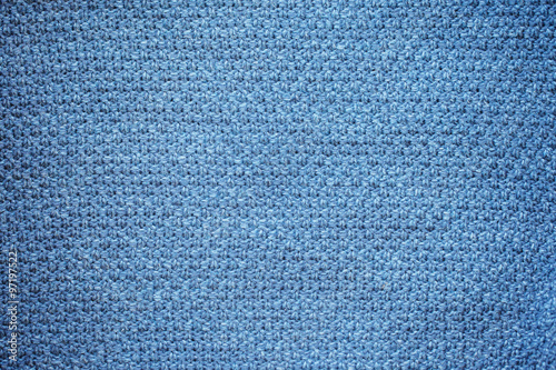 Knitting Background Blue Color,texture from natural yarn.