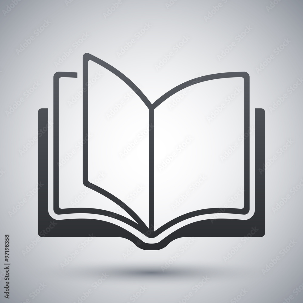 Vector open book icon Vector open book icon