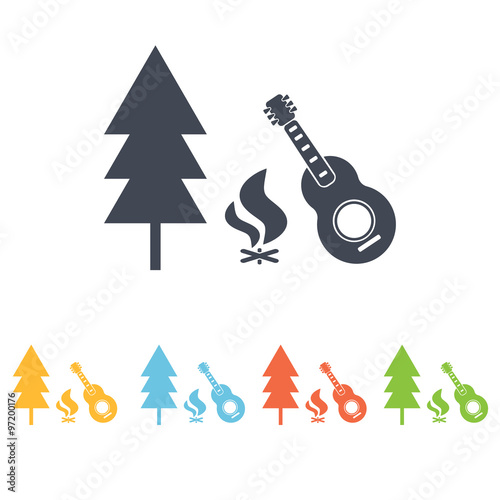 Tourist parking icon