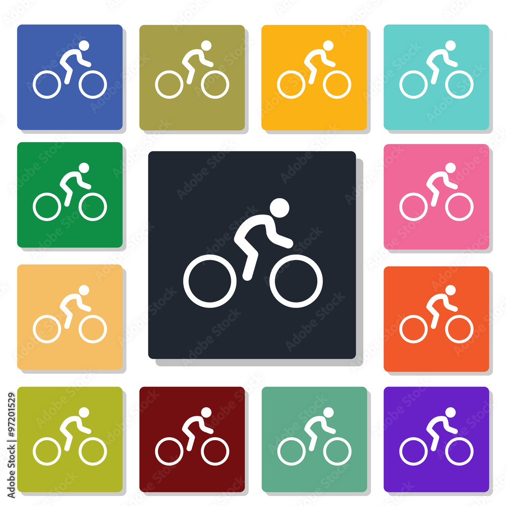Bicyclist icon Bicyclist icon