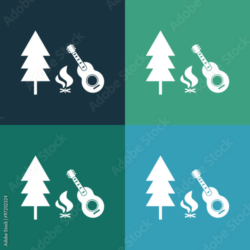 Tourist parking icon