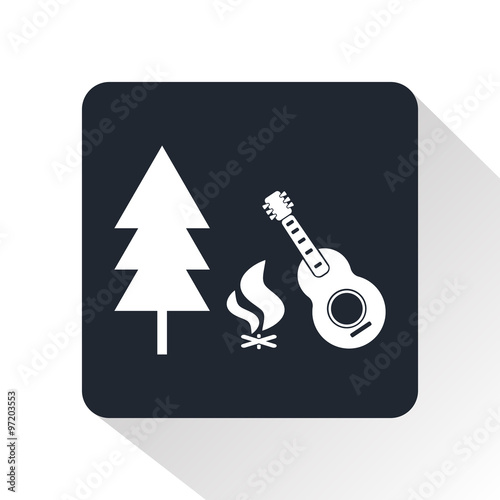 Tourist parking icon