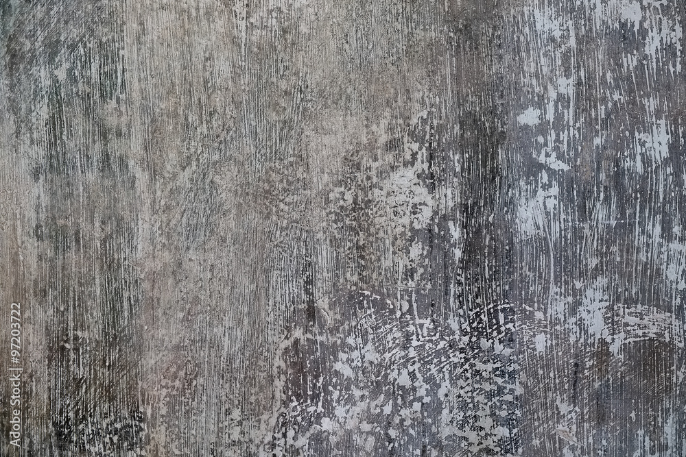 Obraz premium Old painted surface of gray color