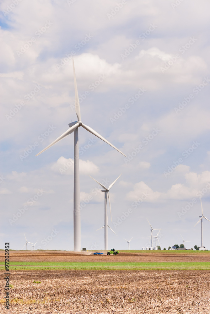 Smart Grid and Green Electricity by Wind farm