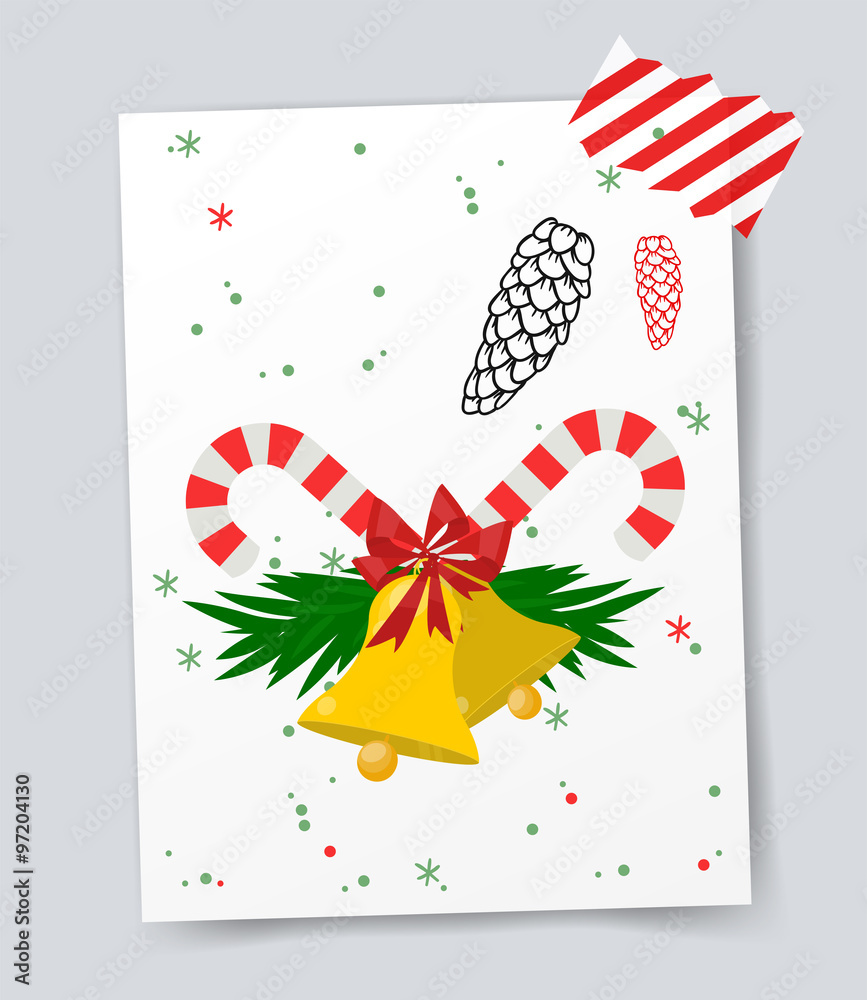 Christmas tree flat icons set Christmas tree flat icons set