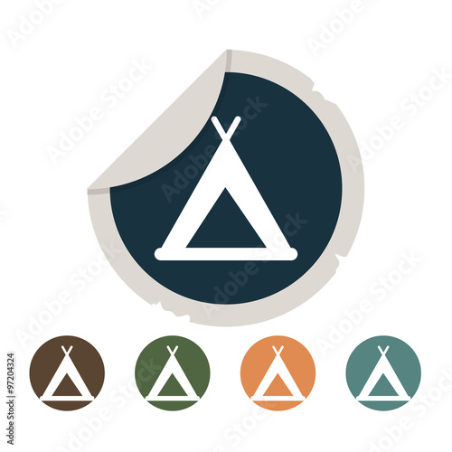 Tent icon Free Download Tent icon - GFXLoad